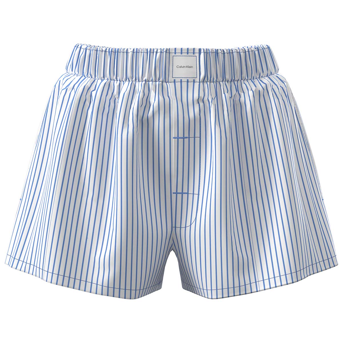 Calvin Klein shorts, lyseblå - LV00QS7596 - 2NE - Sera Stripe Blue Descent