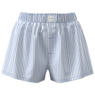 Calvin Klein shorts, lyseblå - LV00QS7596 - 2NE - Sera Stripe Blue Descent