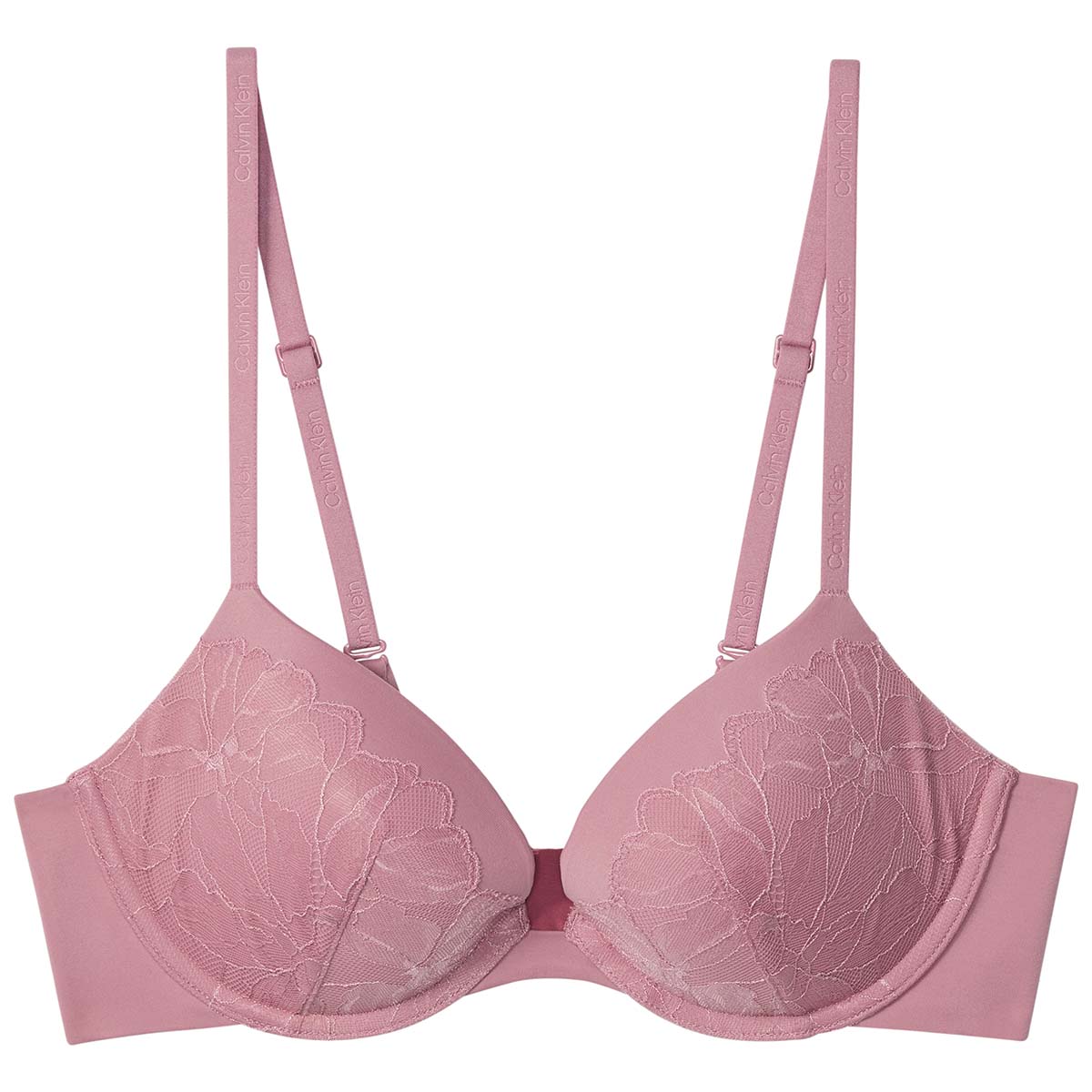 Calvin Klein Perfectly Fit Lace push-up BH, rosa - LV00QF8442 - 41I - Soft Mauve