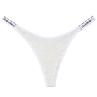 Calvin Klein Icon Logo g-streng, grå - 000QD5157E - P34 - B01 Snow Htr