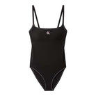 Calvin Klein Graphic Monogram badedragt uden bøjle, sort - LV00Q61217 - UB1 - Black