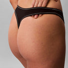 Calvin Klein Graphic Monogram tanga bikinitrusse, sort - LV00Q61226 - UB1 - Black