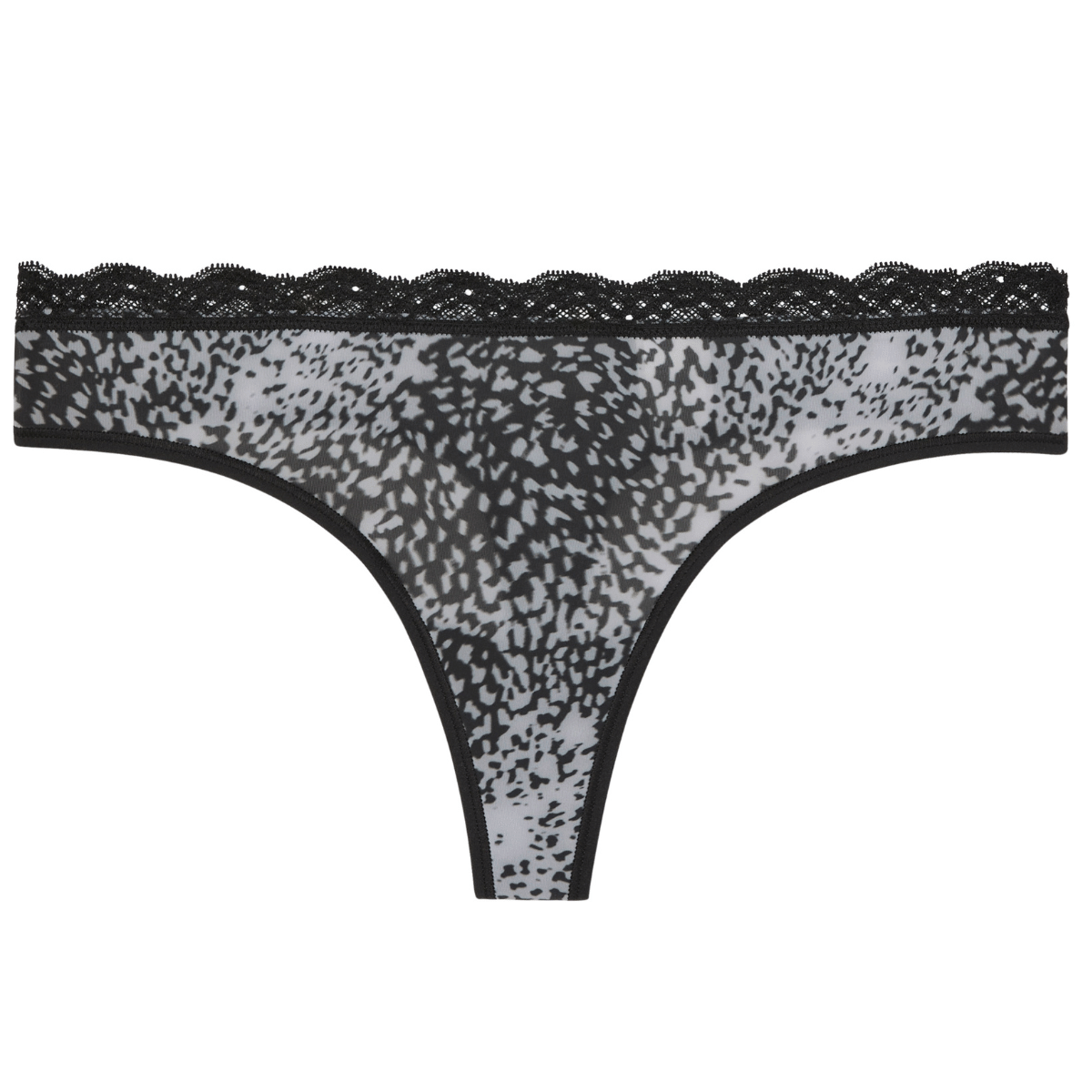 Calvin Klein Microfiber Stretch g-streng, multi - LV00QD5270 - XMU - Animal Wave Black