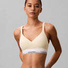 Calvin Klein Icon bralette BH, gul - LV00QF8500 - ZRK - Pear Sorbet