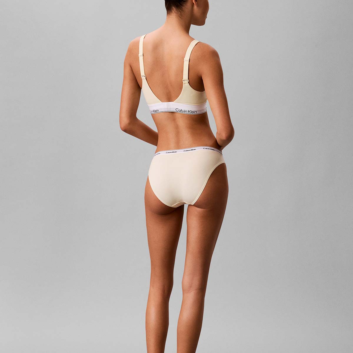 Calvin Klein Icon bralette BH, gul - LV00QF8500 - ZRK - Pear Sorbet
