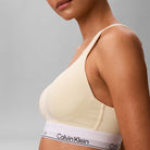 Calvin Klein Icon bralette BH, gul - LV00QF8500 - ZRK - Pear Sorbet