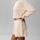 Calvin Klein Logo shorts, gul - LV00QS7517 - ZRK - Pear Sorbet