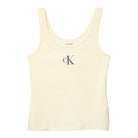 Calvin Klein top, hvid - LV00QS7603 - 100 - Classic White