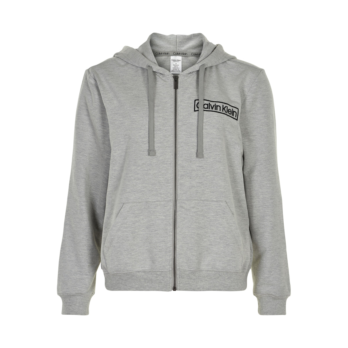Calvin Klein Lingeri Hoodie bluse, grå - QS6801E - P7A - Grey Heather