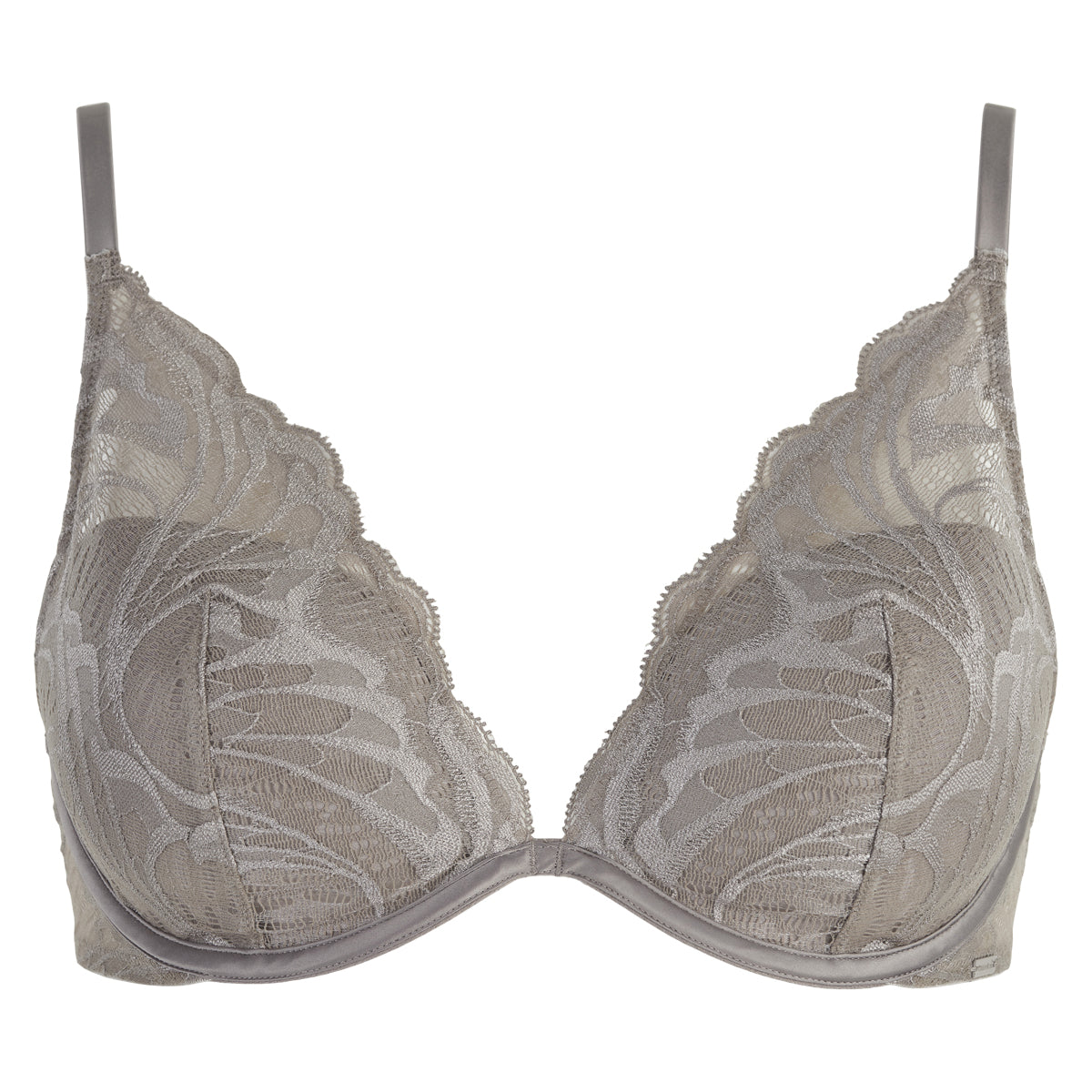 Calvin Klein Lingeri Light Lined BH med bøjle, sølv - F6804E - PET - Satellite