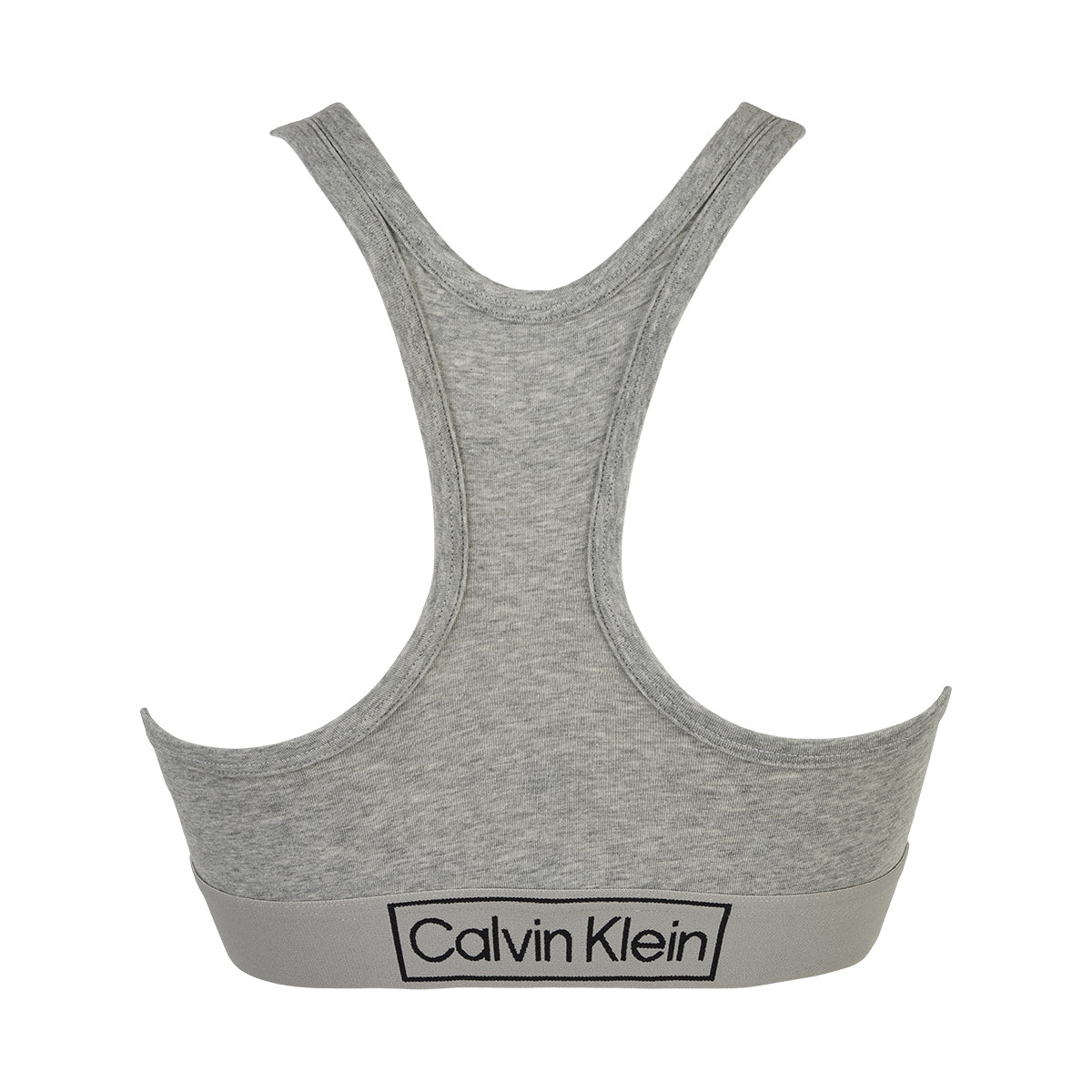 Calvin Klein Unlined bralette BH, grå - QF6768E - P7A - Grey Heather
