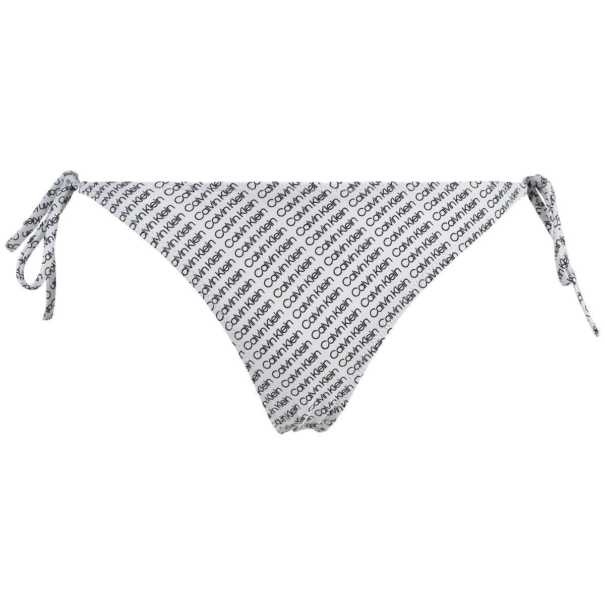 Calvin Klein bikinitrusse, hvid - w01041 - 0LA - Diagonal Logo