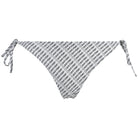 Calvin Klein bikinitrusse, hvid - w01041 - 0LA - Diagonal Logo