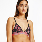 Calvin Klein Lingeri Unlined Triangle bralette BH, sort - F6690E - V35 - Black V-Day
