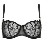 Chantelle Fleurs BH med bøjle, sort - C12M50 - 011 - Black