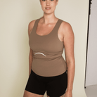 Copenhagen Cartel Balance top, brun - 164401 - HAZEL - Hazel
