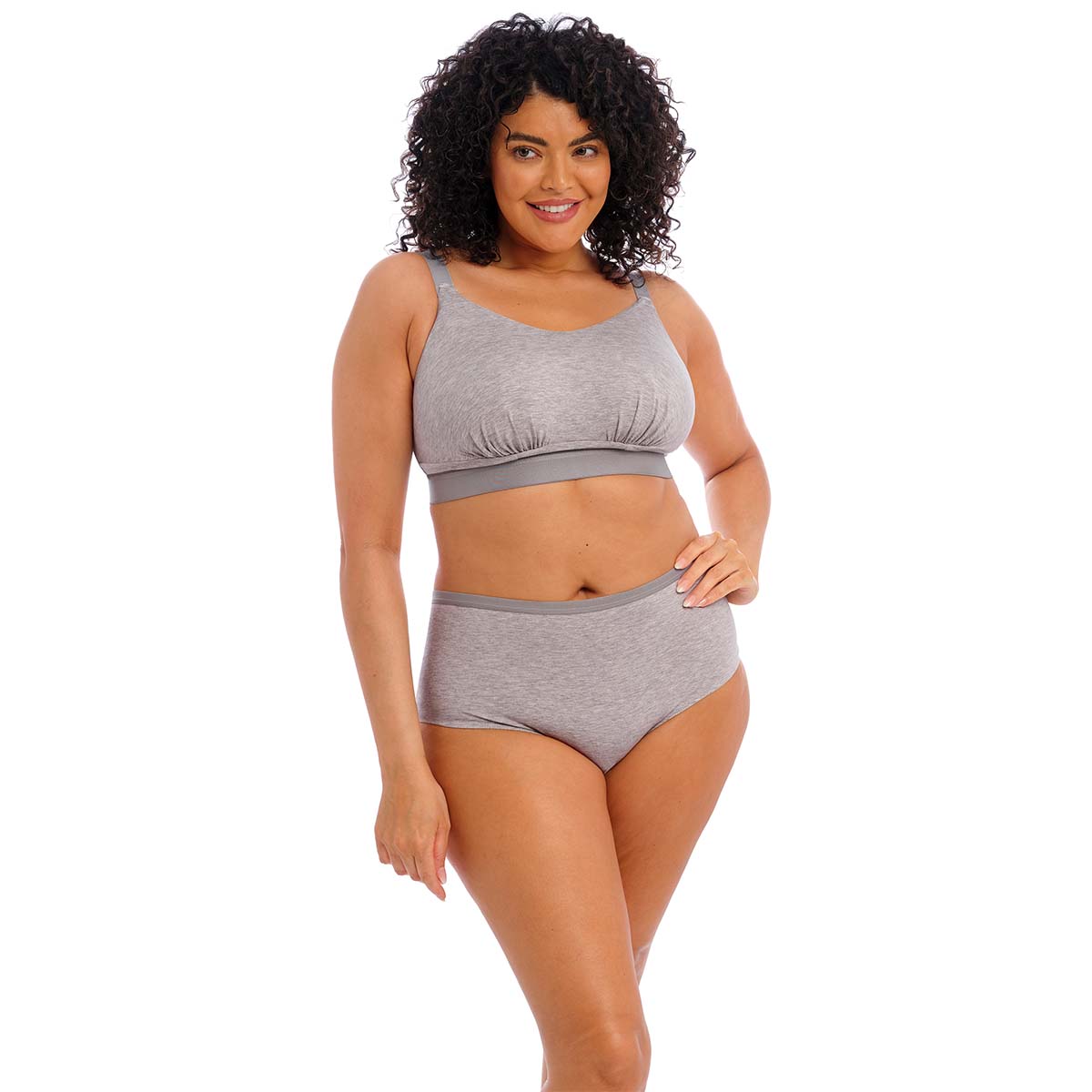 Elomi Downtime bralette BH, grå - EL301417 - GYL - Grey Marl