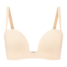 Bye Bra Deep stropløs plunge BH, beige - LBDPSB - Beige - Beige