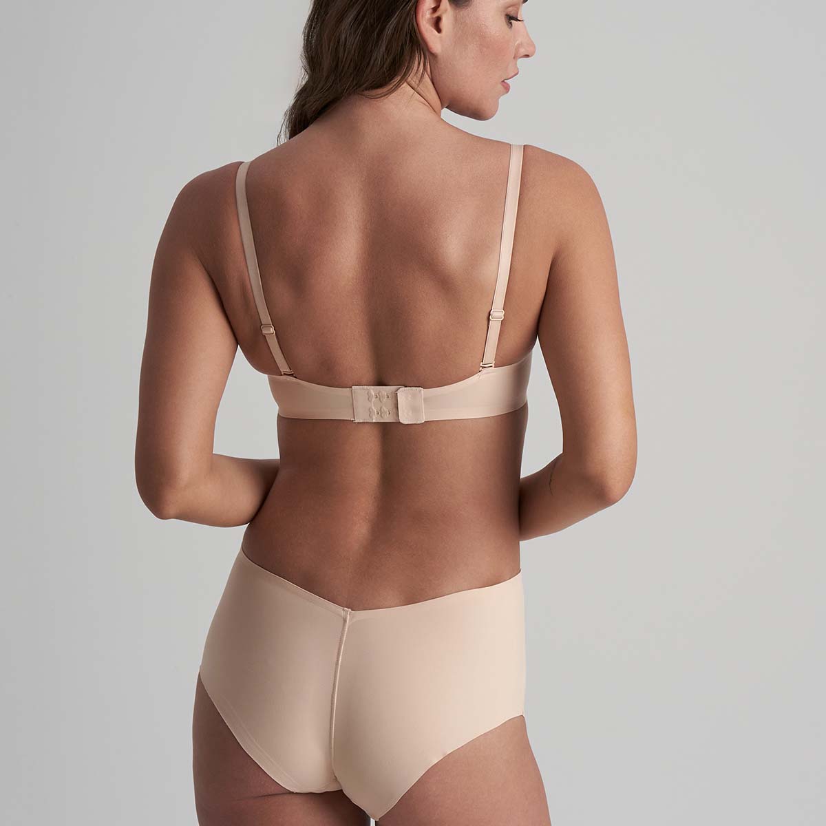 Bye Bra Deep stropløs plunge BH, beige - LBDPSB - Beige - Beige