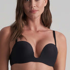 Bye Bra Deep stropløs plunge BH, sort - LBDPSB - Black - Black