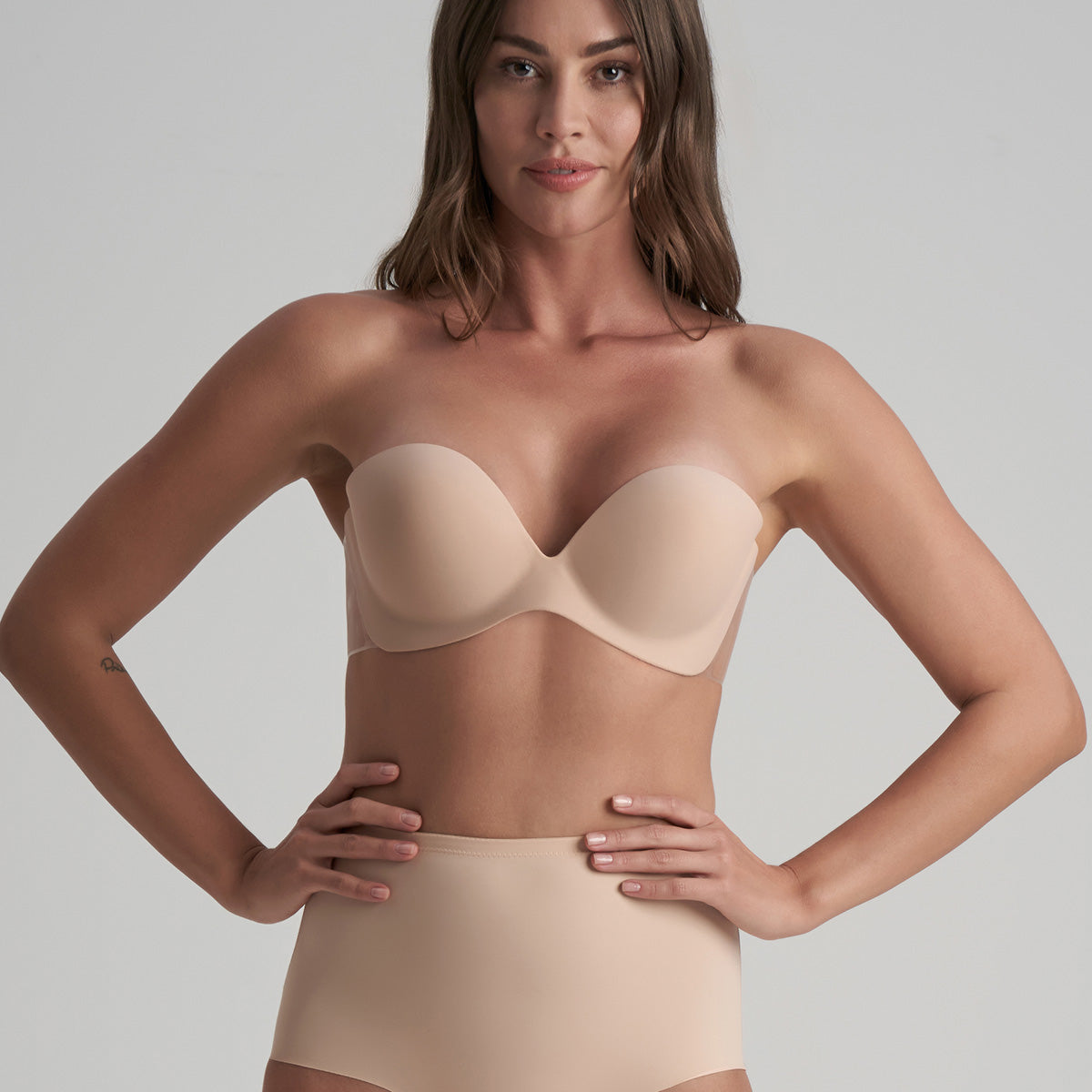 Bye Bra Diva selvsiddende BH, beige - DIVABRA - Beige - Beige