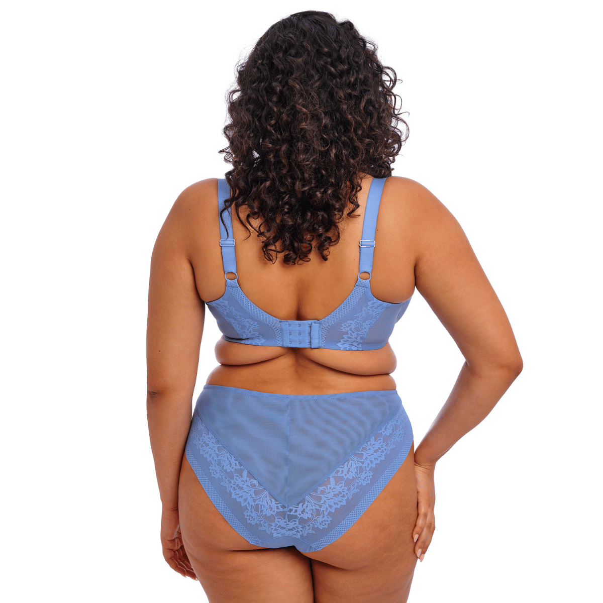 Elomi Nerina plunge BH, blå - EL302734 - COR - Cornflower