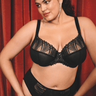 Elomi Reja BH med bøjle, sort - EL303102 - BLK - Black