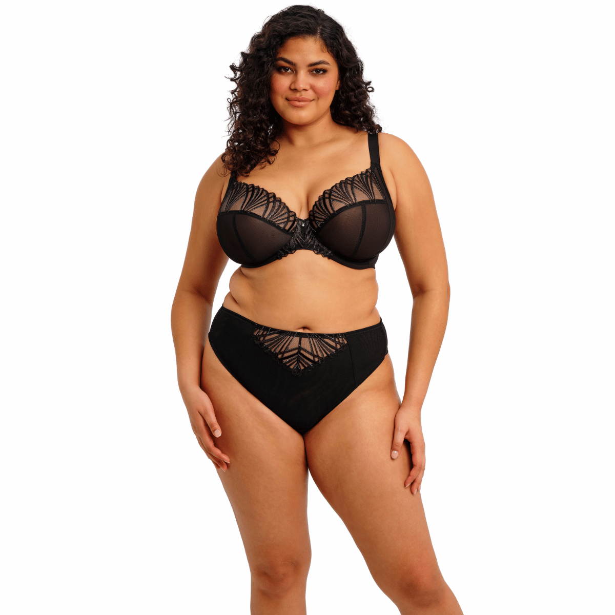 Elomi Reja brazilian trusse, sort - EL303155 - BLK - Black