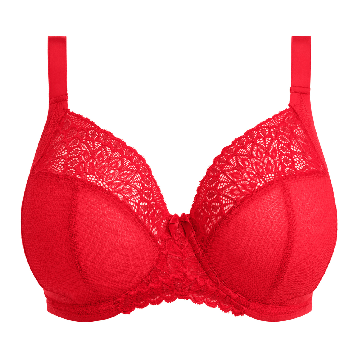 Elomi Tiernie plunge BH, rød - EL303334 - RED - Red