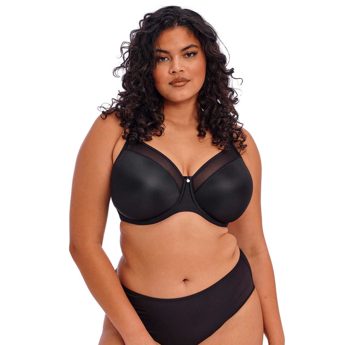 Elomi Smooth BH med bøjle, sort - EL4301 - BLK - Black