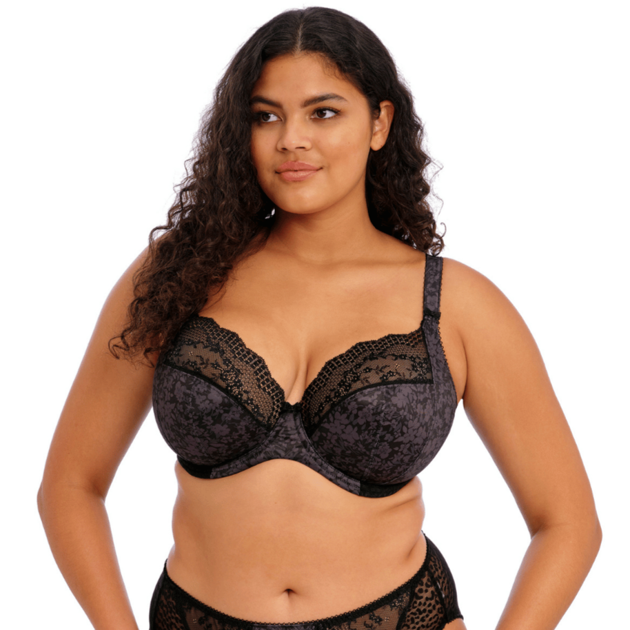Elomi Lucie plunge BH, sort - EL4490 - BLK - Black