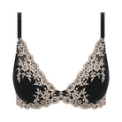 Wacoal Embrace Lace plunge BH, sort - WA853291 - BLK - Black