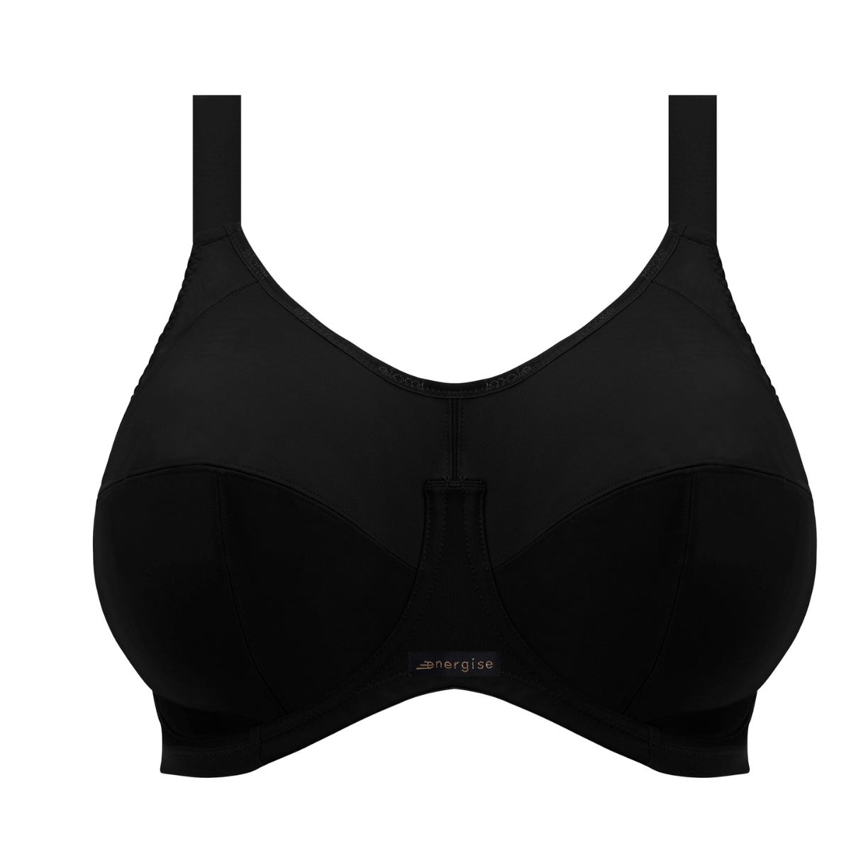 Elomi Energise sports BH, sort - EL8041 - BLK - Black