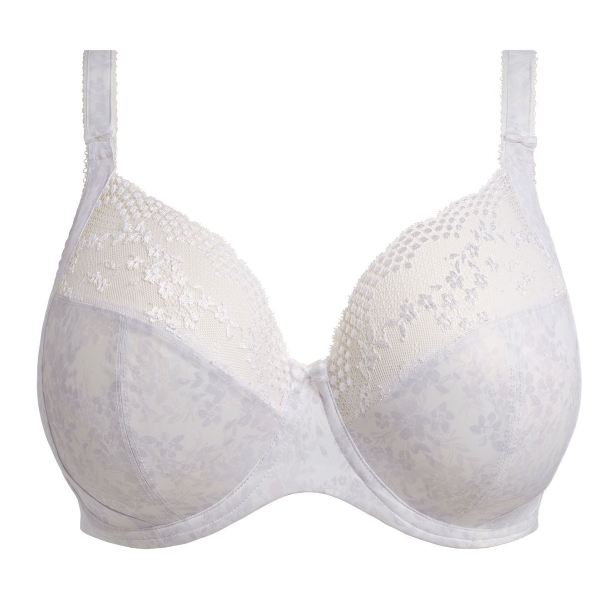 Elomi Lucie plunge BH, hvid - EL4490 - WHE - White
