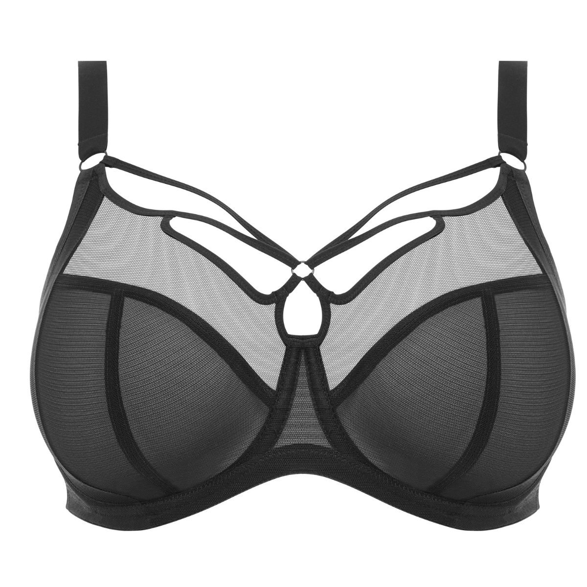 Elomi Sachi plunge BH, sort - EL4350 - BLK - Black