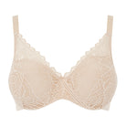 Chantelle EasyFeel Floral Touch BH med bøjle, beige - C94260 - 01N - Golden Beige