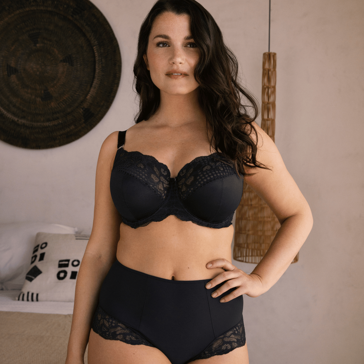 Fantasie Reflect maxi trusse, sort - FL101852 - BLK - Black
