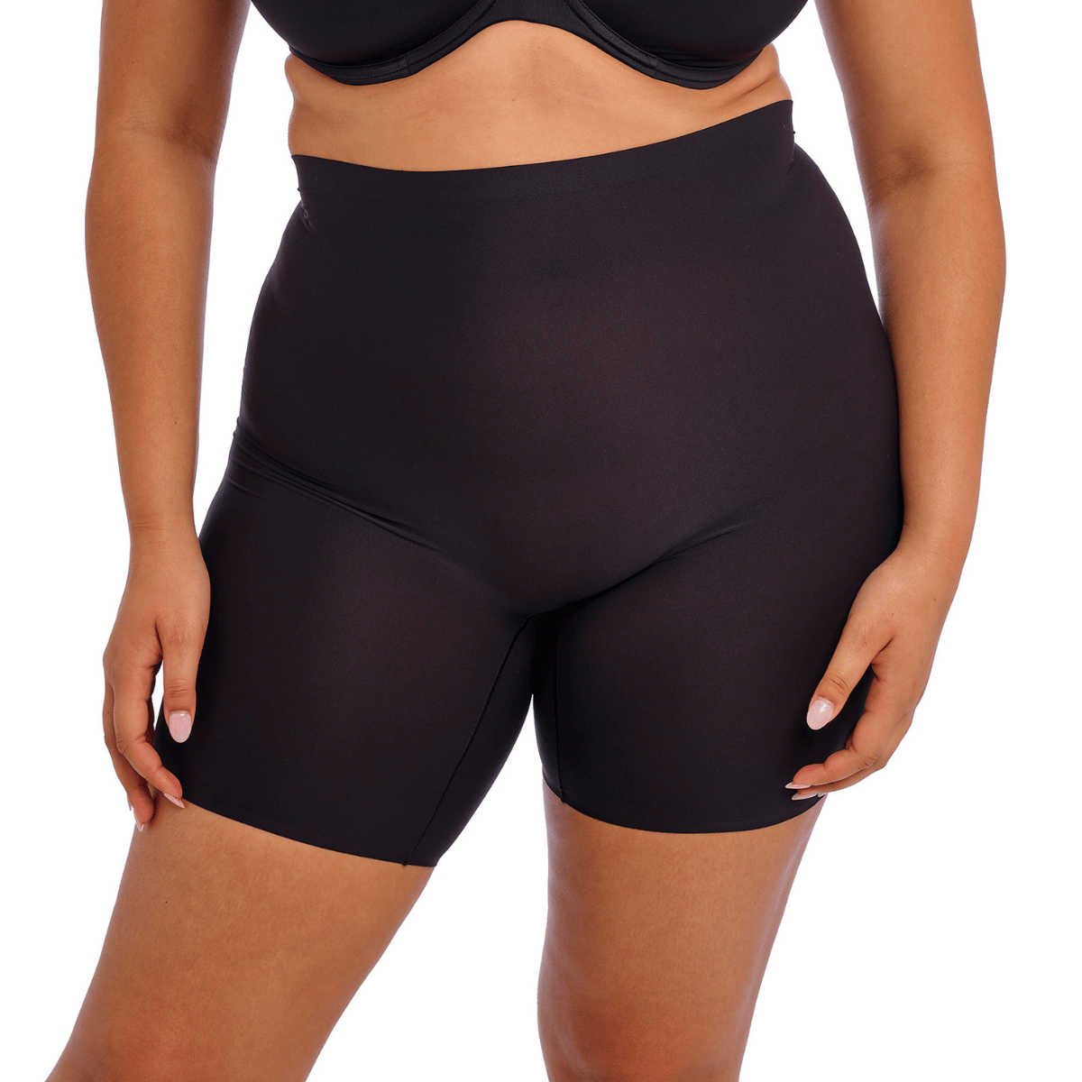 Fantasie Invisible Curve Comfort Plus-size shorts, sort - FL2314 - BLK - Black