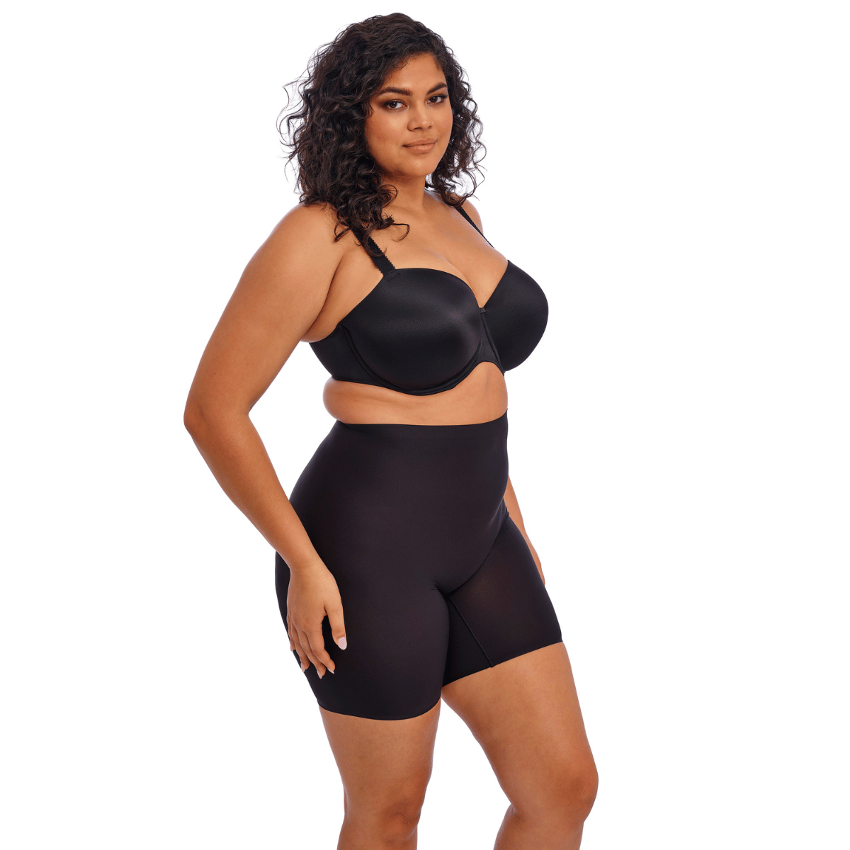 Fantasie Invisible Curve Comfort Plus-size shorts, sort - FL2314 - BLK - Black