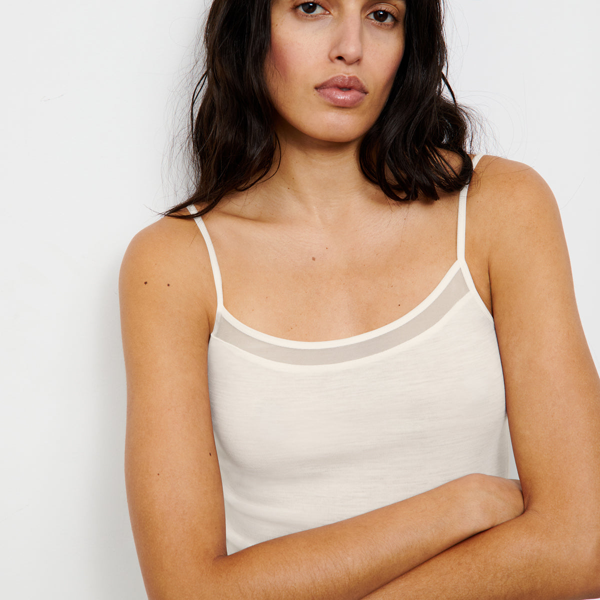 Femilet Juliana top, hvid - FN1581 - 035 - White
