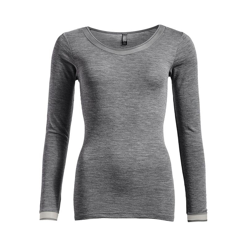 Femilet Juliana bluse, grå - FN1584 - 0DH - Grey Melange