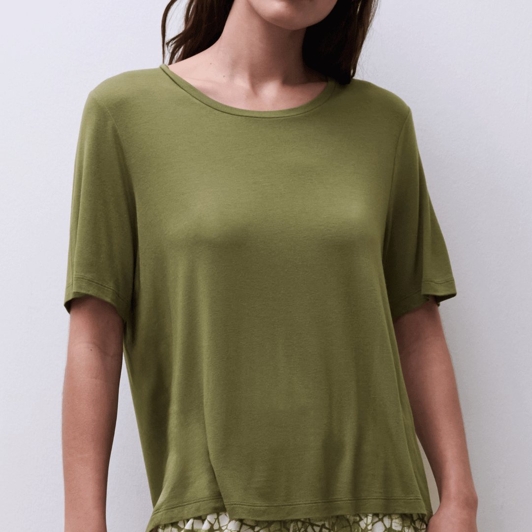 Femilet Yara nattrøje, grøn - FN7650 - A76 - Capulet Olive