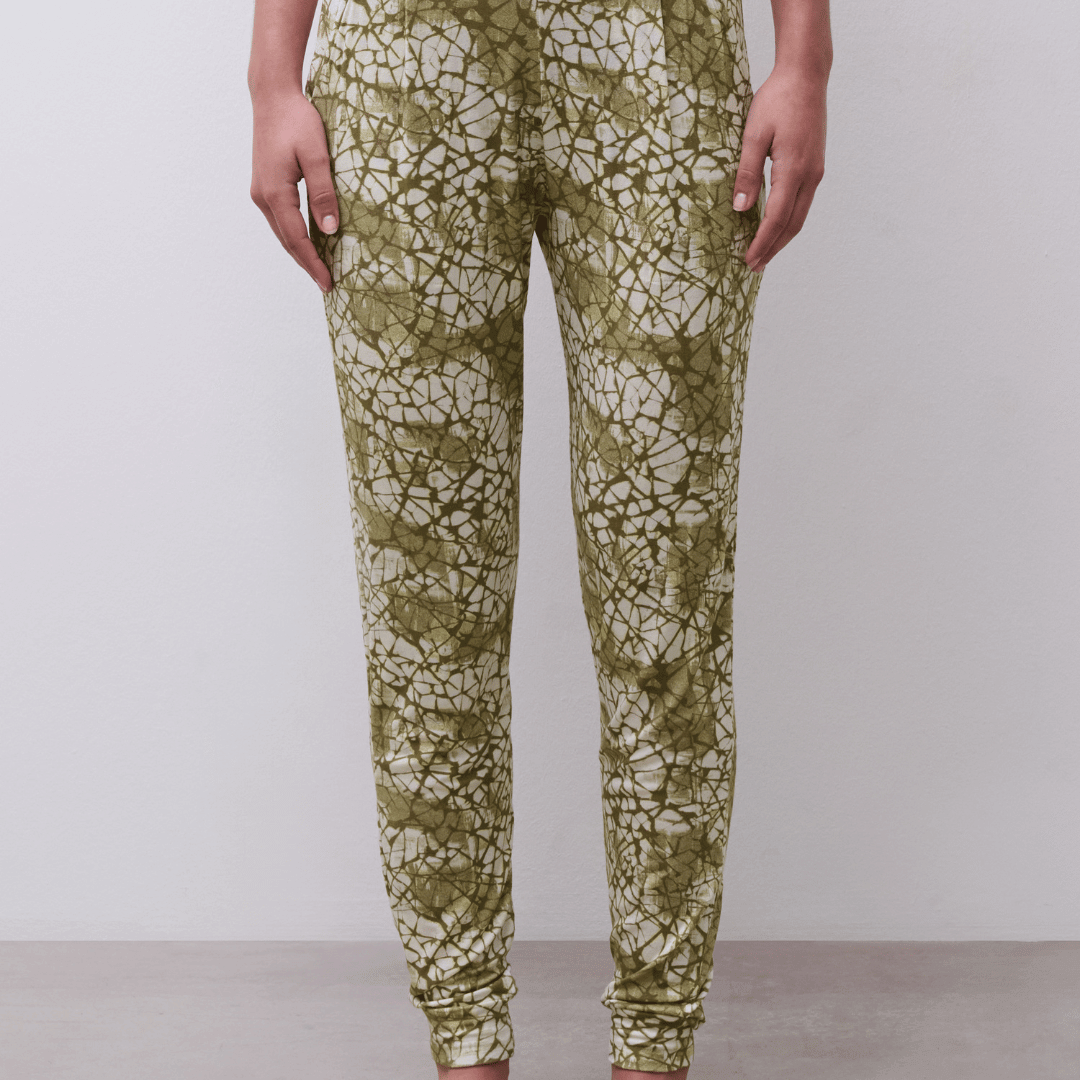 Femilet Yara natbukser, grøn - FN7660 - A80 - Green Illusion