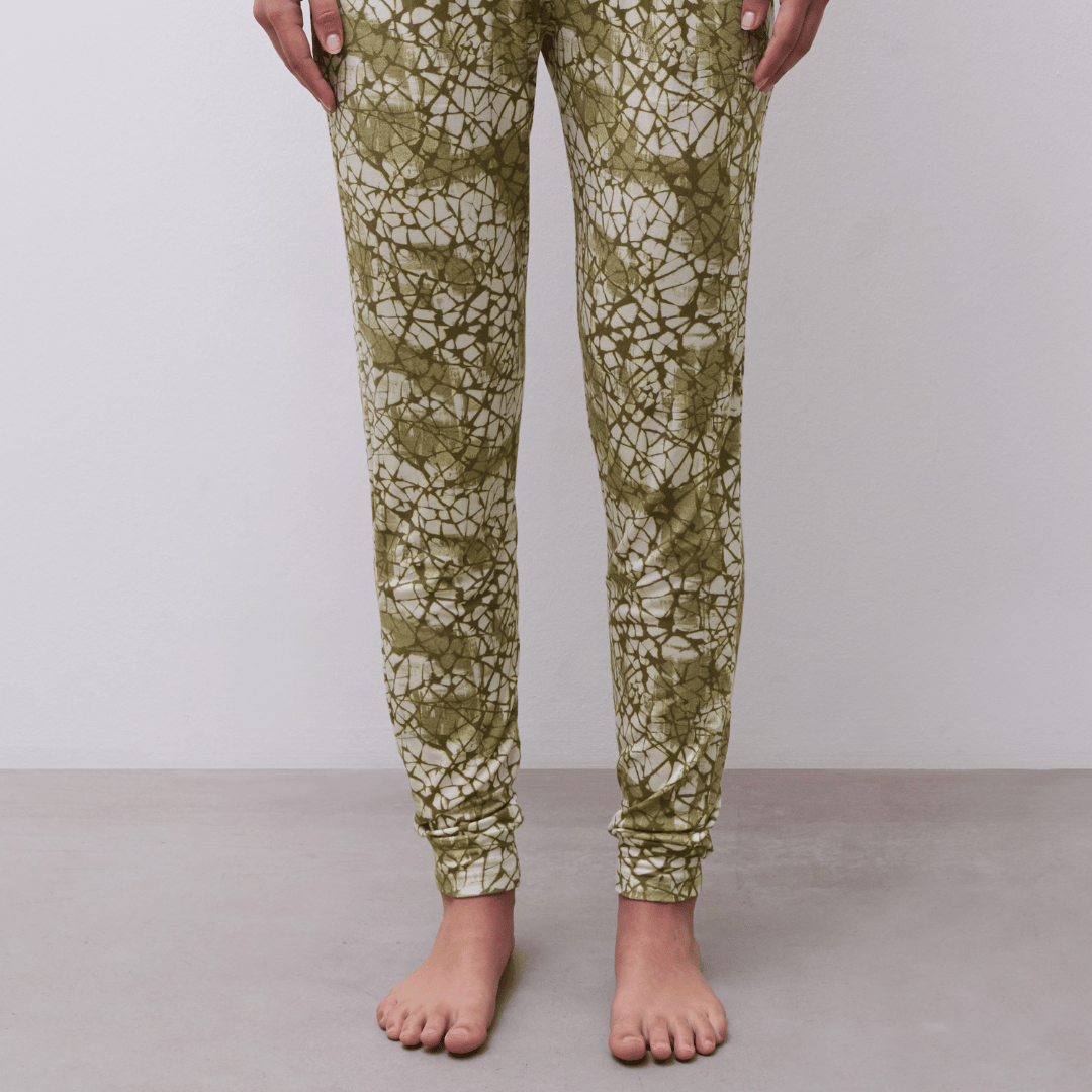 Femilet Yara natbukser, grøn - FN7660 - A80 - Green Illusion