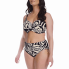 Fantasie Aruba Nights maxi bikinitrusse, multi - FS505378 - LAC - Black & Cream