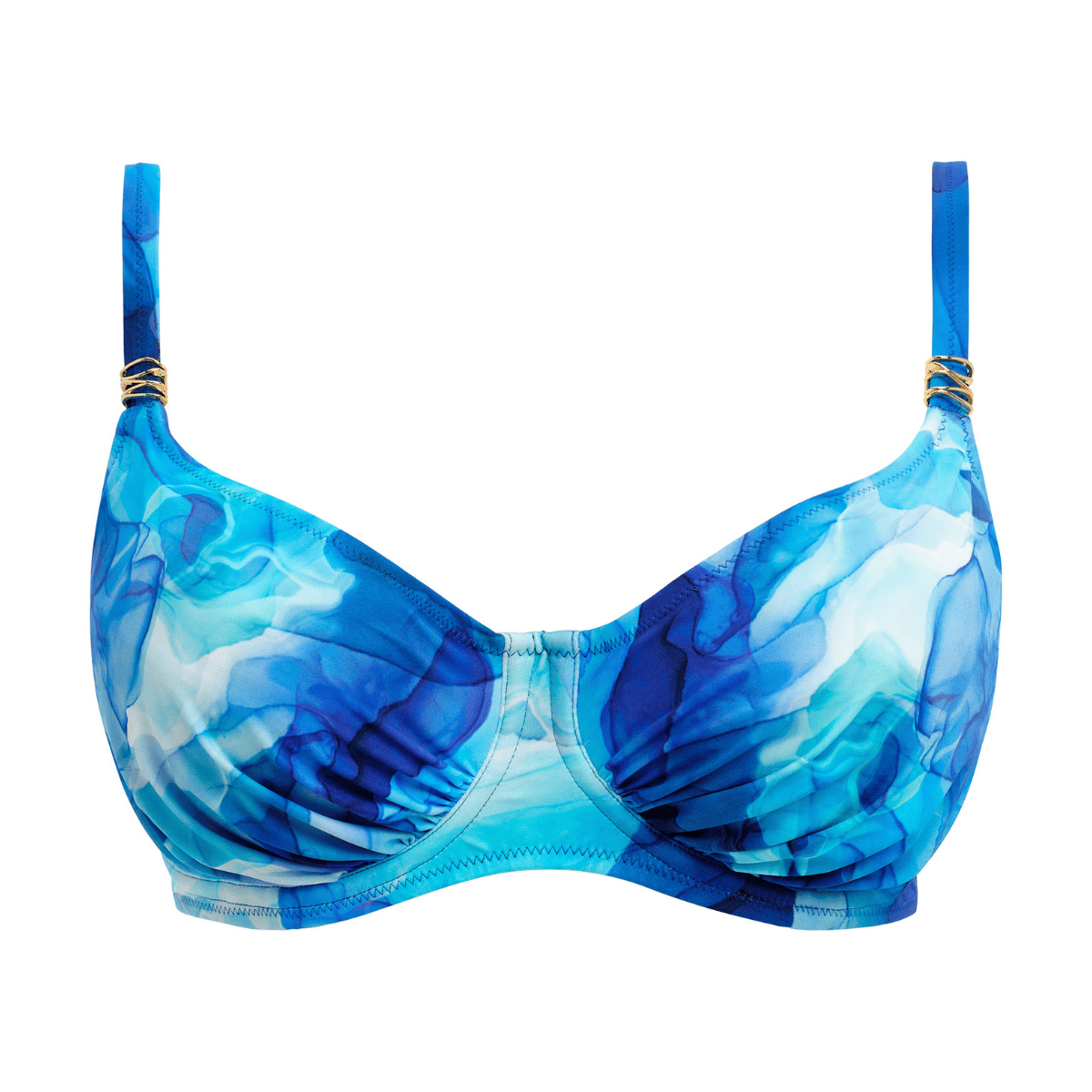 Fantasie Saunton Sands bikini top med bøjle, blå - FS506001 - DAZ - Dazzling Blue