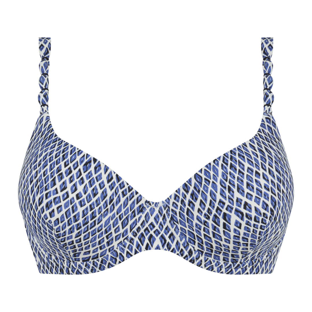 Femilet Tidra bikini top med bøjle, multi - FS5350 - A45 - Blue Reptile