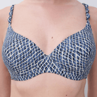 Femilet Tidra bikini top med bøjle, multi - FS5350 - A45 - Blue Reptile