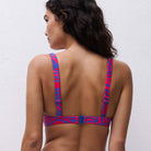 Femilet Tidra bikini top uden bøjle, multi - FS53QA - C73 - Berry Jungle