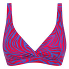 Femilet Tidra bikini top uden bøjle, multi - FS53QA - C73 - Berry Jungle